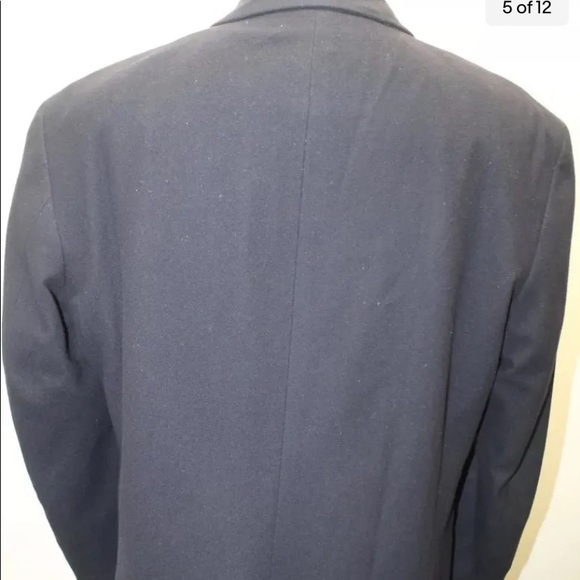 Gianfranco Ruffini Italy Cashmere Blend Black Men Blazer Lined 44S 3 Buttons - Picture 10 of 14